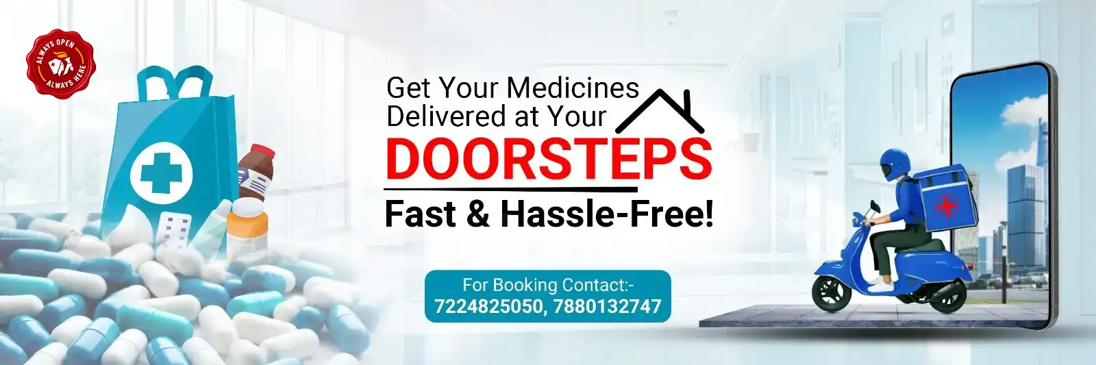 Get Medicines at your doorstep