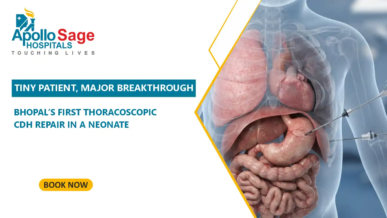 A First for Bhopal: Thoracoscopic Repair of Congenital Diaphragmatic Hernia in a Neonate
